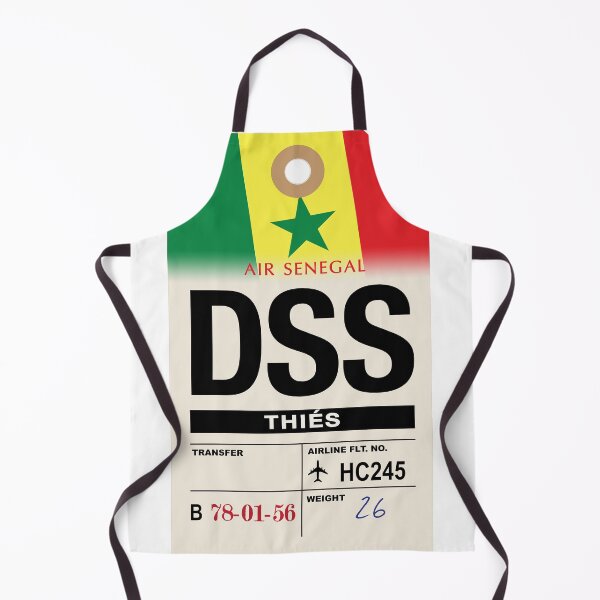 Item preview, Thiés (DSS) Senegal Airline Luggage Tag designed and sold by travelwitheric.