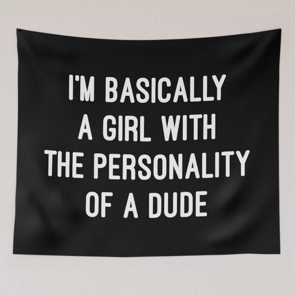 Item preview, Girl Personality Dude Funny Quote designed and sold by quarantine81.