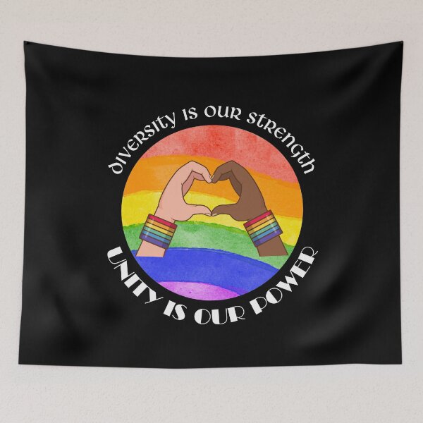 Item preview, Diversity Is Our Strength, Unity Is Our Power designed and sold by Leaping-Toad.
