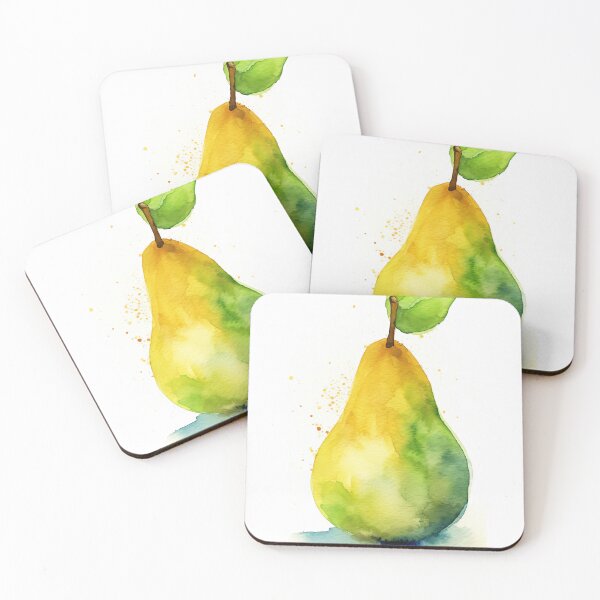 Item preview, Verdant Delight Pear Portrait designed and sold by Paintings By Simon .