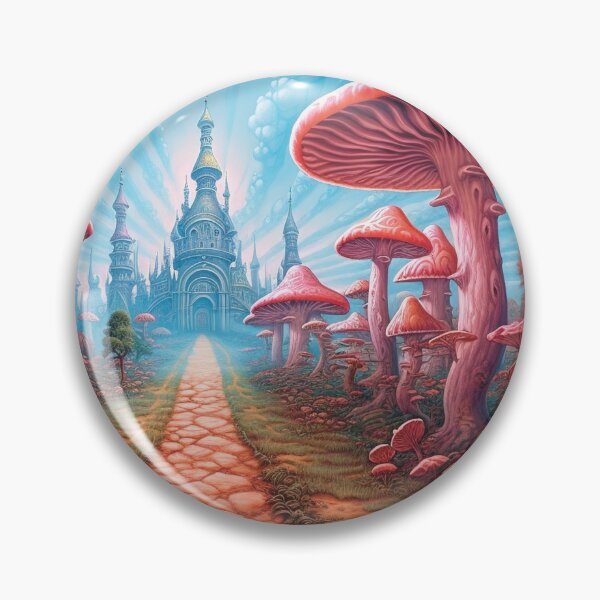 Item preview, Yellow Brick Shroom Road | Mushroom Core | Prompt Art | AI Gen designed and sold by EtherealDreamin.