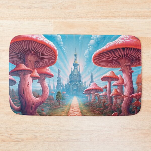 Item preview, Yellow Brick Shroom Road | Mushroom Core | Prompt Art | AI Gen designed and sold by EtherealDreamin.