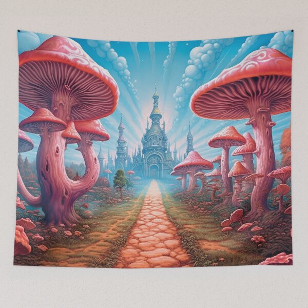 Item preview, Yellow Brick Shroom Road | Mushroom Core | Prompt Art | AI Gen designed and sold by EtherealDreamin.