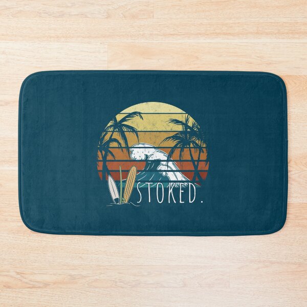 Item preview, Stoked. Big Wave, Surfboards & Retro Sunset Surf Vibes designed and sold by Skizzenmonster.