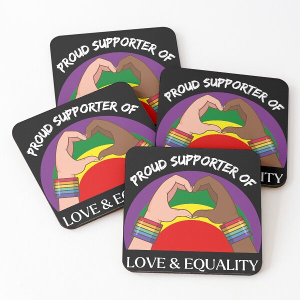 Item preview, Proud Supporter Of Love And Equality designed and sold by Leaping-Toad.