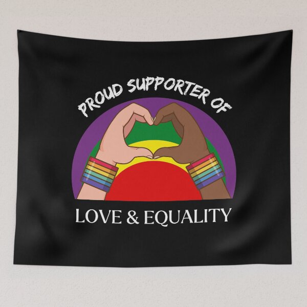 Item preview, Proud Supporter Of Love And Equality designed and sold by Leaping-Toad.