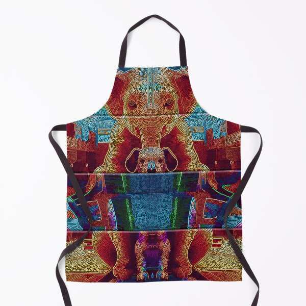 Item preview, *Fantastic space travel of an abstract futuristic elephant and dog in a funny science fiction atmosphere - Great gift for sci fi animals addict!* designed and sold by Ralek.