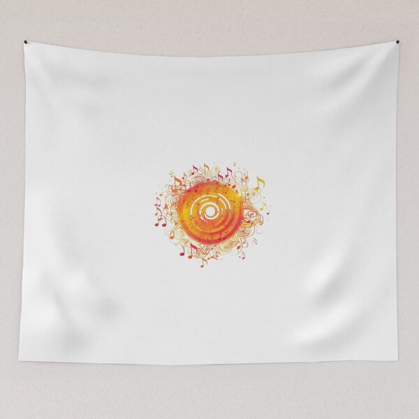 Item preview, Musical Pattern with Notes and Sun designed and sold by lessyun.