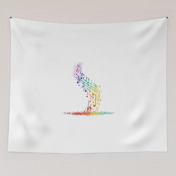 Item preview, Musical Pattern with Notes and Footprints designed and sold by lessyun.