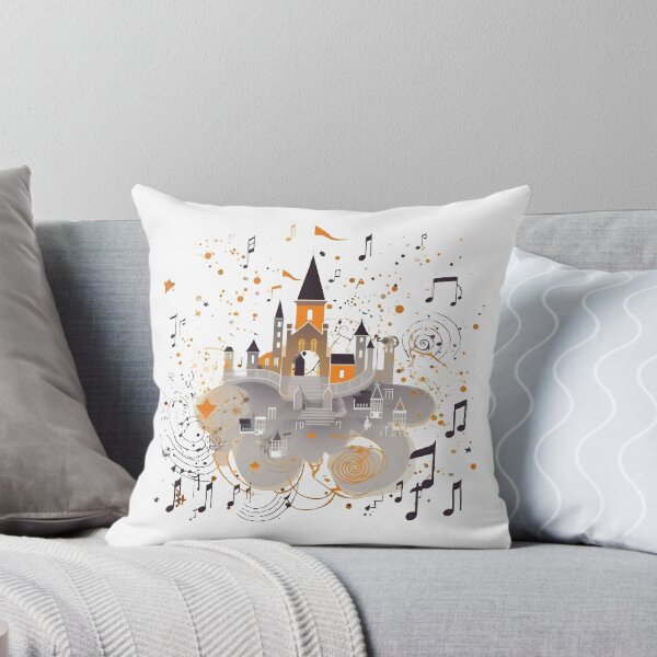 Item preview, Musical Pattern with Notes and Castle designed and sold by lessyun.