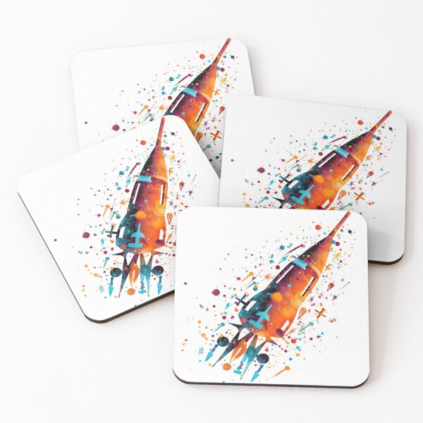 Item preview, Musical Pattern with Notes and Rocket designed and sold by lessyun.