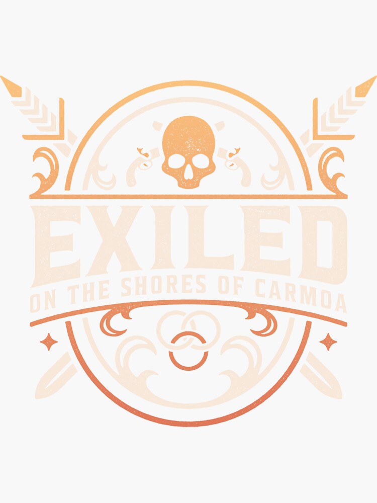 Thumbnail 3 of 3, Sticker, Exiled Logo designed and sold by WeAreWayfarers.