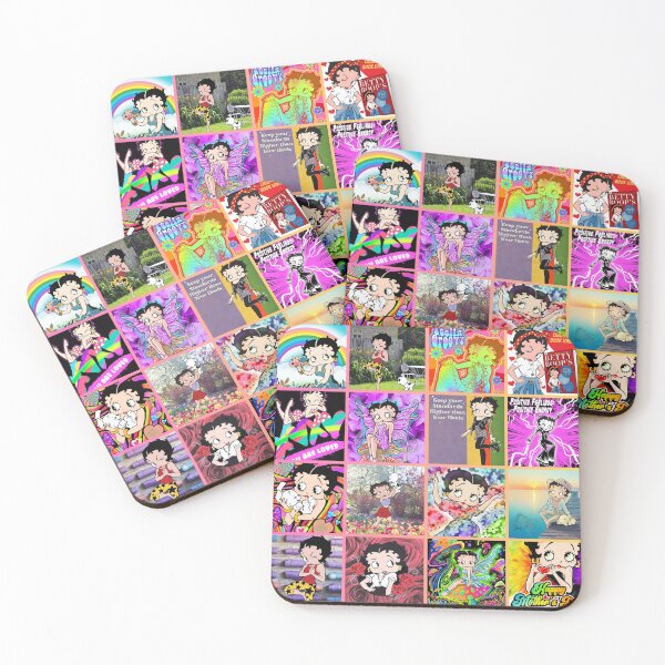 Item preview, Betty Boop Collage 2023 V 2, Betty Boop Comforter Set, Betty Boop Sassy, Betty Boop Throw Blanket, Betty Boop Doodles designed and sold by retro-vectors.