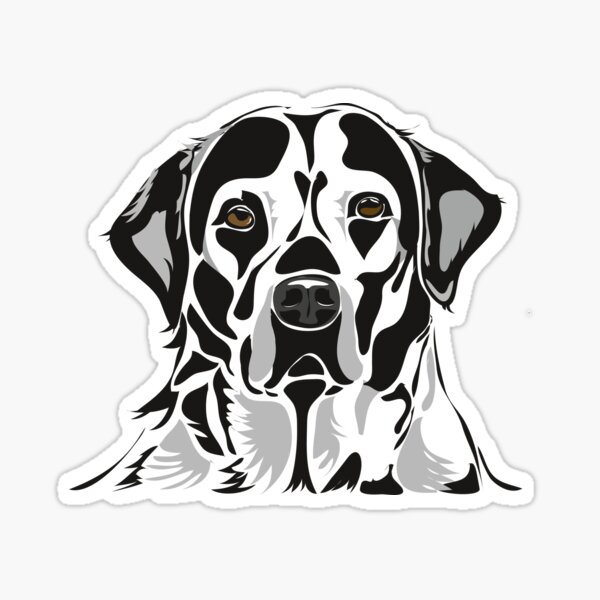 Labrador - der treue Begleiter Sticker