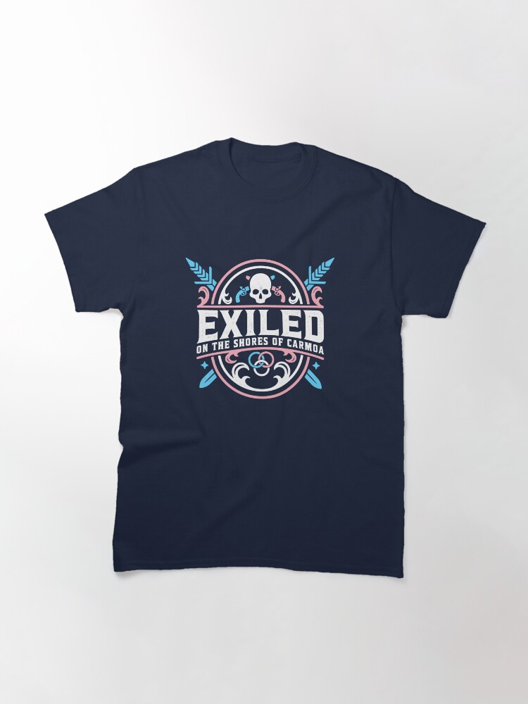 Thumbnail 3 of 7, Classic T-Shirt, Exiled Logo- Trans Pride designed and sold by WeAreWayfarers.