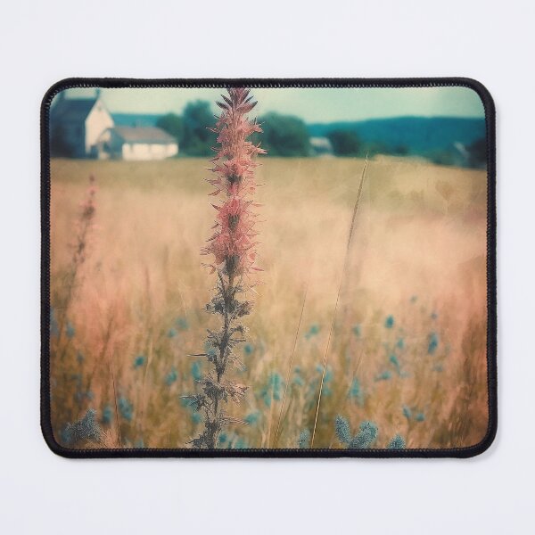 Item preview, Manipulated Photography Art, Rustic Wildflower in Agricultural Field, Naturecore, Scottish Landscapes, Provia, Leica R8, Tim Holtz, Wall Art, Home Decor designed and sold by stateofhuman.