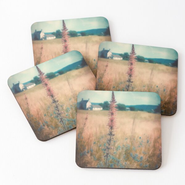 Item preview, Manipulated Photography Art, Rustic Wildflower in Agricultural Field, Naturecore, Scottish Landscapes, Provia, Leica R8, Tim Holtz, Wall Art, Home Decor designed and sold by stateofhuman.