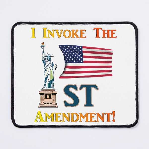 Item preview, I Invoke the 1st Amendment designed and sold by captainpeter.