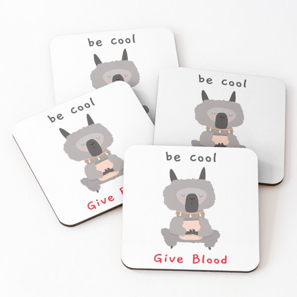 Item preview, be cool give blood lama designed and sold by ayaato.