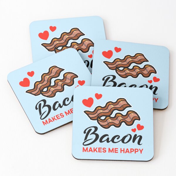 Item preview, Bacon makes me happy designed and sold by jonmlam.
