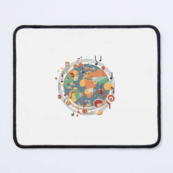 Item preview, Pattern of Notes and Earth designed and sold by lessyun.