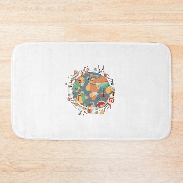 Item preview, Pattern of Notes and Earth designed and sold by lessyun.