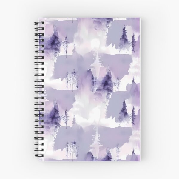 Item preview, Abstract purple seamless pattern tree designed and sold by LUEE-Design.