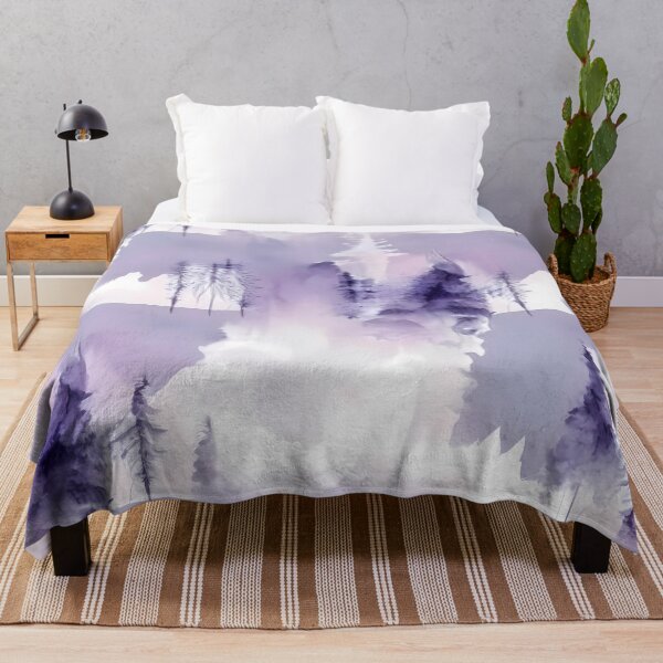 Item preview, Abstract purple seamless pattern tree designed and sold by LUEE-Design.