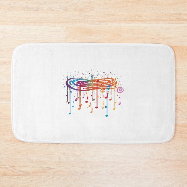 Item preview, Pattern of Notes and Raindrops designed and sold by lessyun.