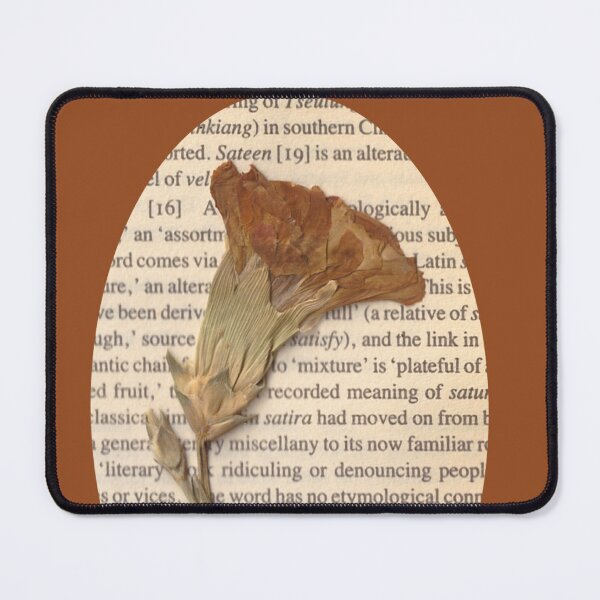 Item preview, Flower on vintage page E designed and sold by Julianum.