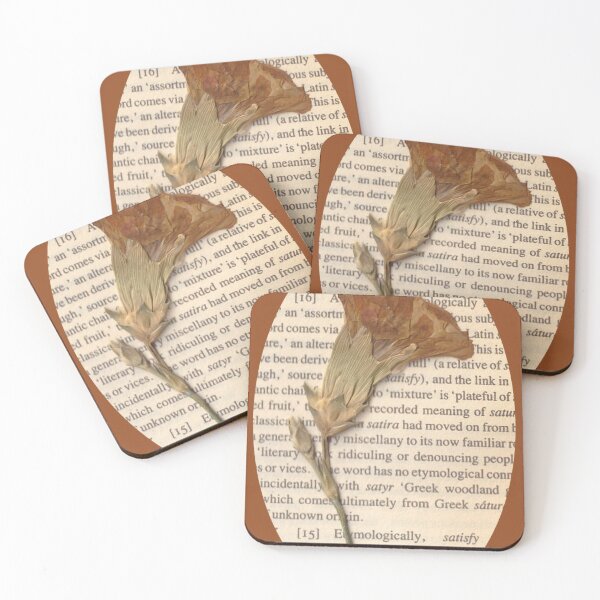 Item preview, Flower on vintage page E designed and sold by Julianum.