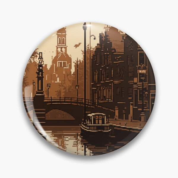 Item preview, Amsterdam Pixel Art Retro designed and sold by PixelAirlines.