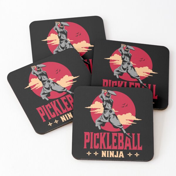 Item preview, Pickleball Ninja Japanese Art Samurai with Pickleball Paddle designed and sold by grinta2021.