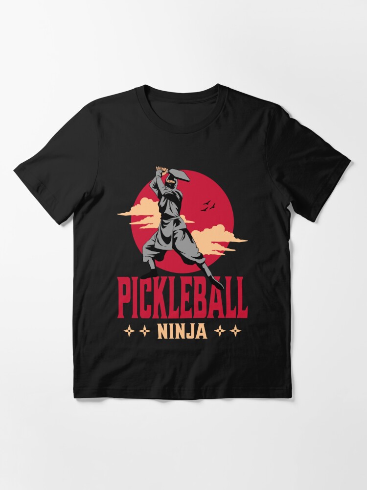 Pickleball Ninja Japanese Art Samurai with Pickleball Paddle | Essential  T-Shirt