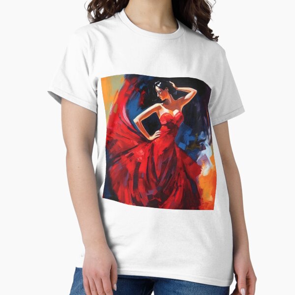 Vista previa del artículo con la obra «Bailaora Flamenca», diseñado y vendido por AM FineArtPrints.