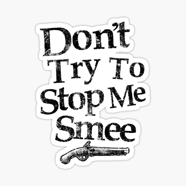 Vista previa del artículo con la obra «No intentes detenerme Smee», diseñado y vendido por zombiemama.