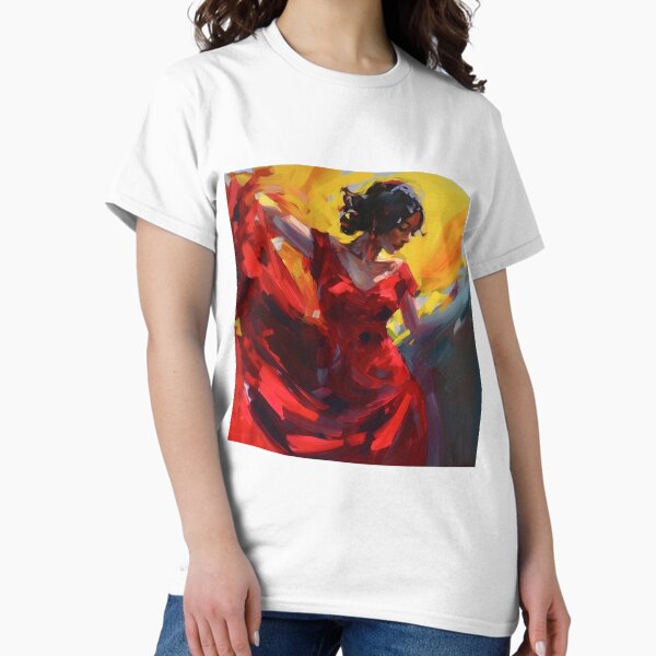 Vista previa del artículo con la obra «Bailaora Flamenca», diseñado y vendido por AM FineArtPrints.