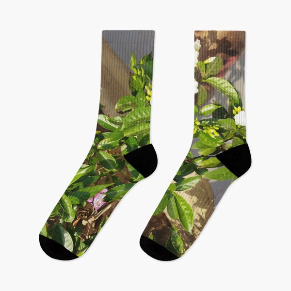 Item preview, Vuélvete verde con plantas verdes con flores blancas designed and sold by anil77kiran84.