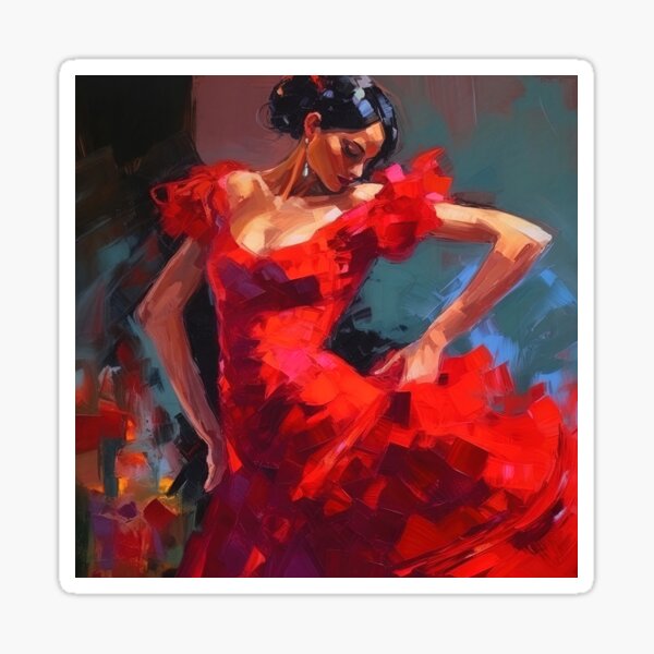 Item preview, Flamenco Dancer designed and sold by AM FineArtPrints.