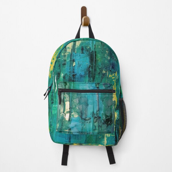 Item preview, Abstract Exploration in Turquoise and Yellow designed and sold by Fotosbysal.