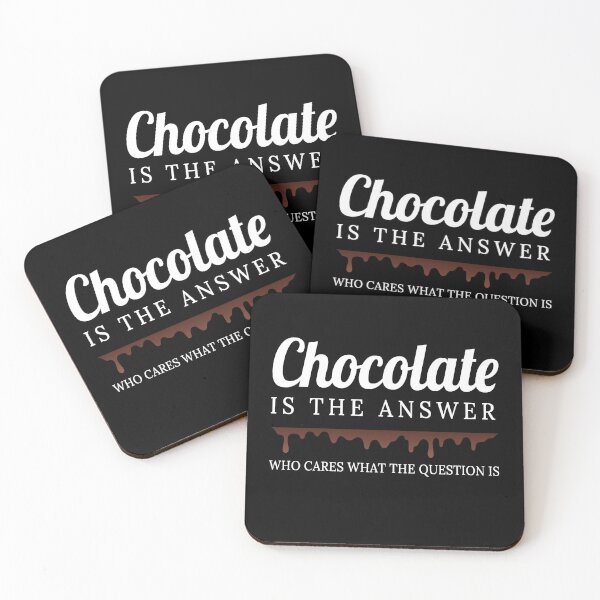 Item preview, Chocolate Is The Answer Chocolate designed and sold by MooonTees.
