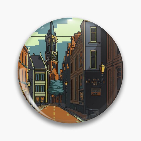 Item preview, Groningen Pixel Art Retro designed and sold by PixelAirlines.