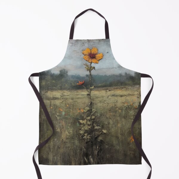 Item preview, Textured Expressionist Painting, Rustic Yellow Flower in Field, Himalayan Art Inspired, Nikon D850, Song Dynasty, Wall Art, Home Decor designed and sold by stateofhuman.