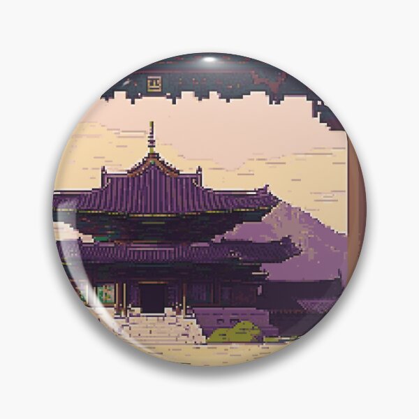 Item preview, Gyeongbokgung Palace Pixel Art Retro designed and sold by PixelAirlines.