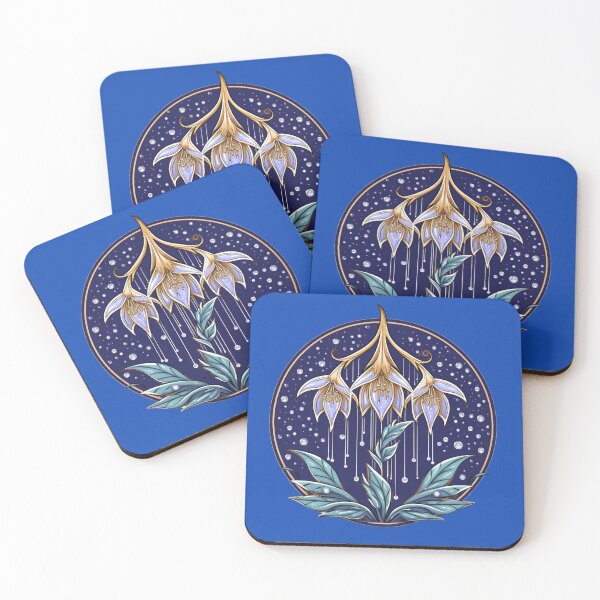 Item preview, Round Leaf Bellflowers designed and sold by Nocturne  Paws.