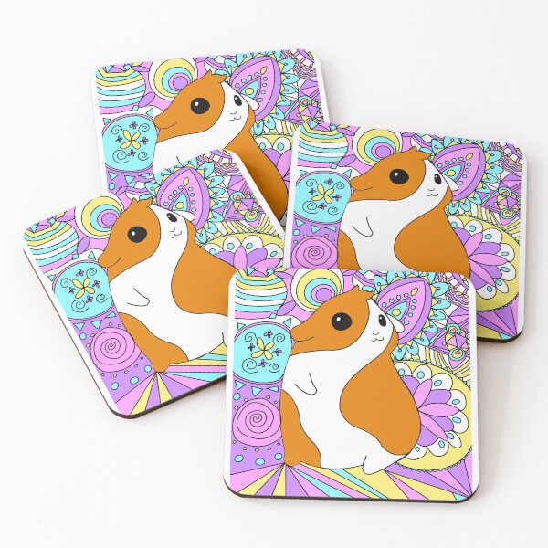 Item preview, Guinea pig mandala designed and sold by AlpacaSparkles.