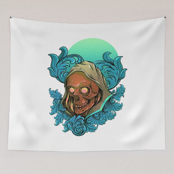 Item preview, Hooded Enigma Skull designed and sold by PVSKI.