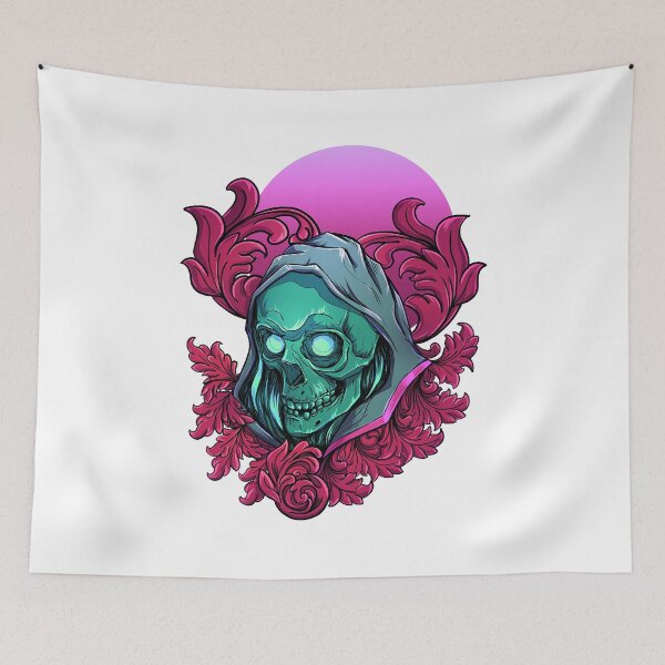 Item preview, Hooded Enigma Skull designed and sold by PVSKI.