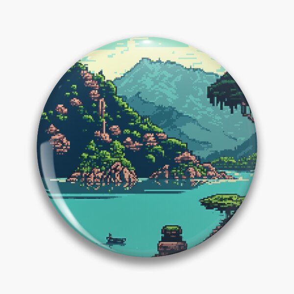 Item preview, Los Haitises Pixel Art Retro designed and sold by PixelAirlines.