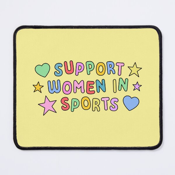 Item preview, Support Women In Sports Pastel Text designed and sold by AsteriskHouse.